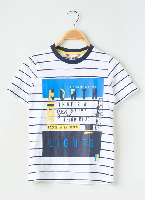 Tricou alb BOBOLI băiat