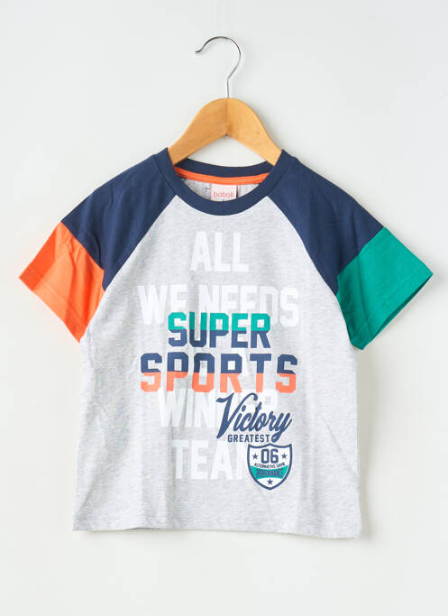 Tricou gri BOBOLI băiat
