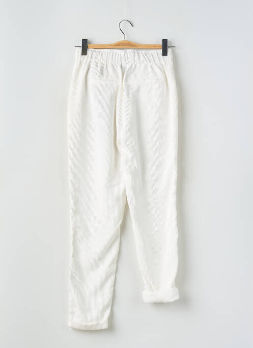 Pantalon drept alb TEDDY SMITH femeie