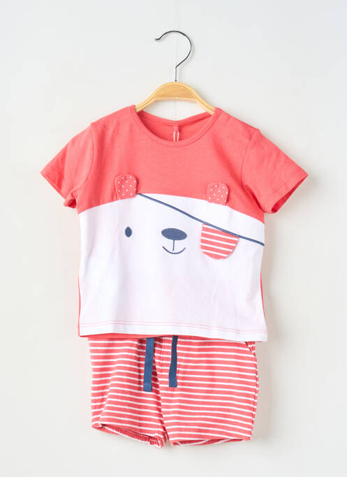 Set șort roz BOBOLI fată