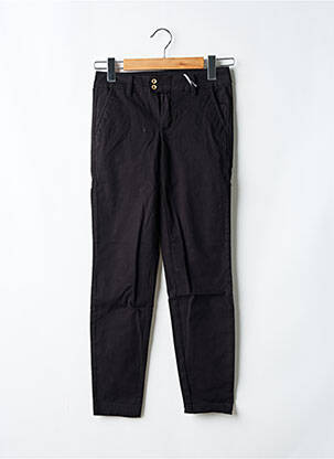 Pantalon slim țesătură poplin mărime normală negru LPB LES PETITES BOMBES  femeie