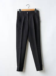 Pantalon slim țesătură poplin mărime normală negru MOLLY BRACKEN femeie