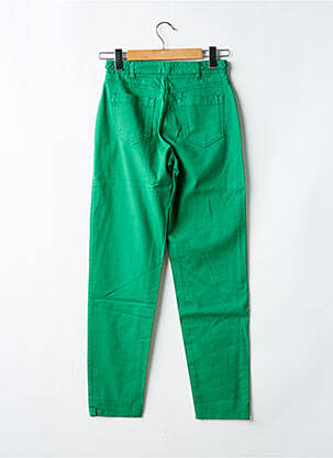 Pantalon drept elasticitate mărime normală verde LOLA ESPELETA femeie