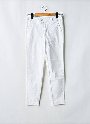 Pantalon slim alb LPB femeie