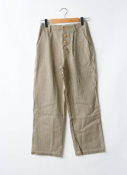 Pantalon larg maro THE KORNER femeie