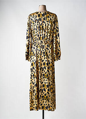 Rochie lungă mâneci lungi mâneci lungi bej MAELLE femeie