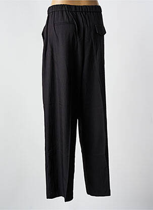 Pantalon drept talie elastică negru NOUGAT femeie
