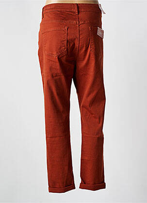 Pantalon slim buzunare maro NINA CARTER femeie