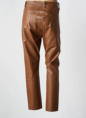 Pantalon slim buzunare maro NINA CARTER femeie