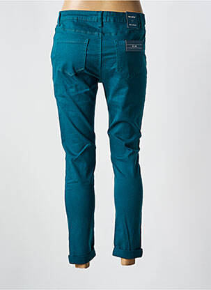Pantalon slim buzunare albastru NINA CARTER femeie