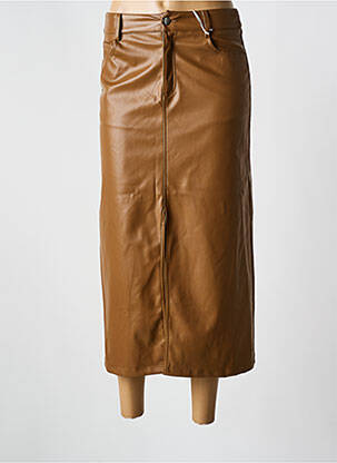 Fustă lungă maro GRACIELA femeie