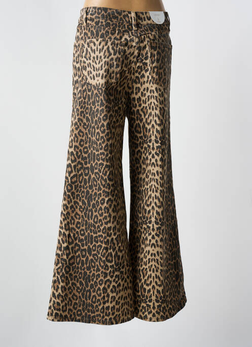 Pantalon evazat bej ORAIJE femeie