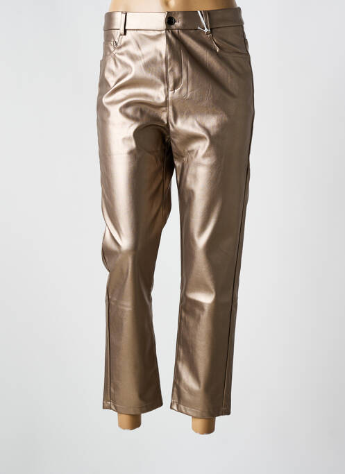 Pantalon 7/8 auriu GRACIELA femeie