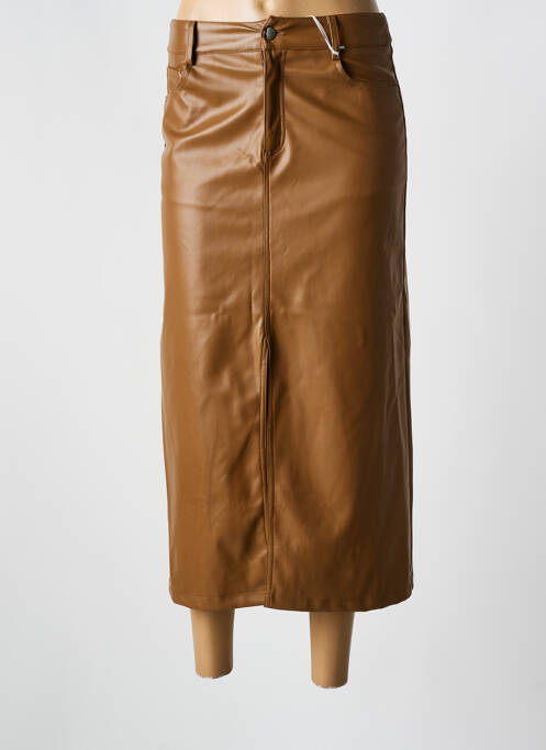 Fustă lungă maro GRACIELA femeie