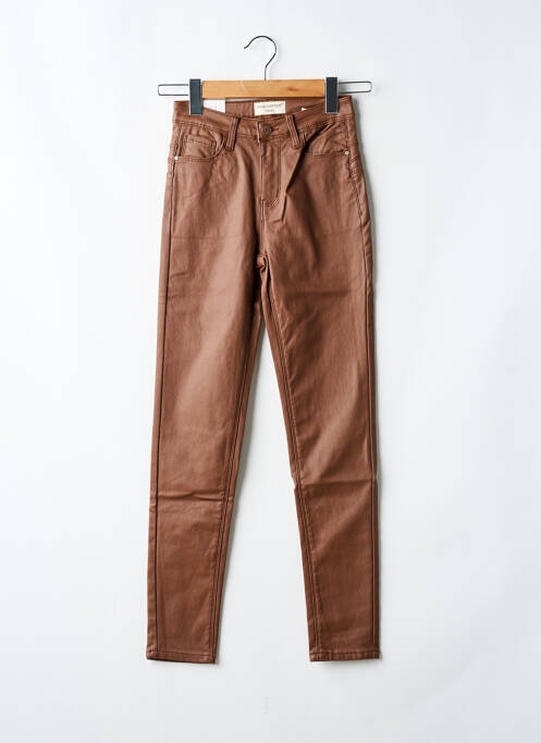 Pantalon slim maro NINA CARTER femeie
