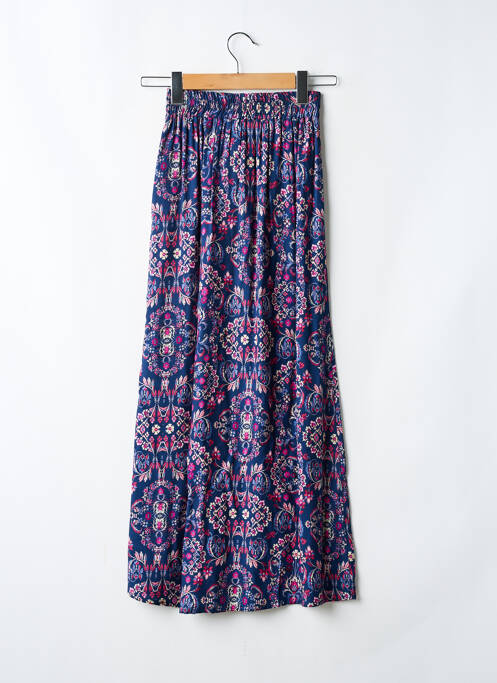 Fustă midi albastru C'EST BEAU LA VIE femeie