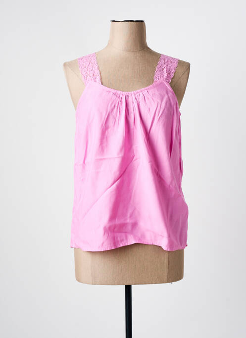 Top roz CREAM femeie