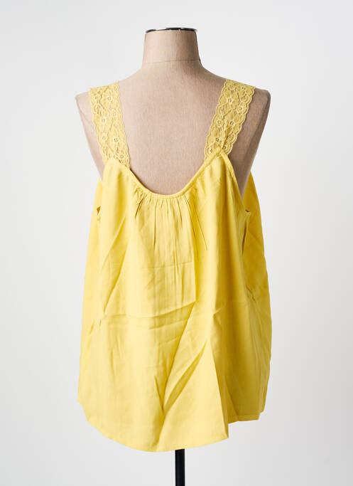 Top galben CREAM femeie