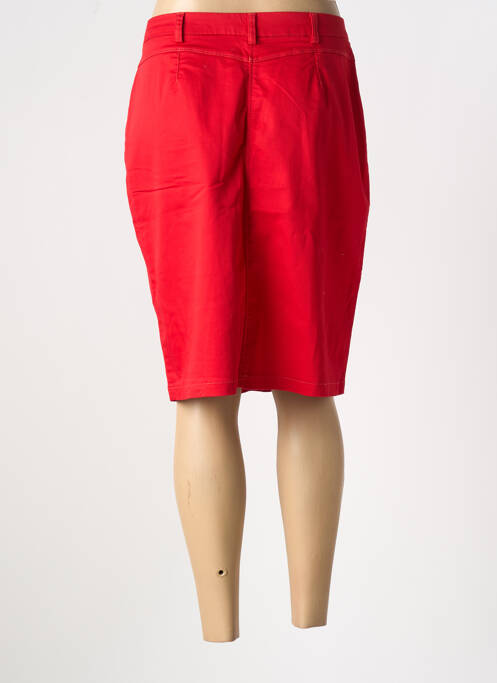 Fustă midi roșu CHRISTINE LAURE femeie