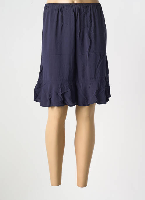 Fustă midi albastru ÉTYMOLOGIE femeie