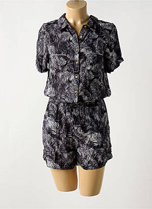 Salopetă scurtă negru DEELUXE femeie