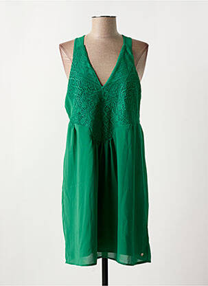 Rochie midi croială fluidă fără mâneci verde DEELUXE femeie