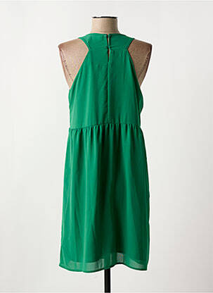 Rochie midi croială fluidă fără mâneci verde DEELUXE femeie