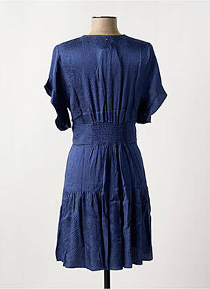 Rochie scurtă mâneci scurte mâneci scurte albastru CHATTAWAK femeie