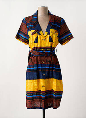 Rochie scurtă maro CHATTAWAK femeie