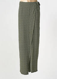 Pantalon larg țesătură crep mărime normală verde PEPE JEANS femme