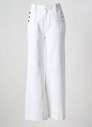 Blugi cu croială largă alb DONA LISA femeie