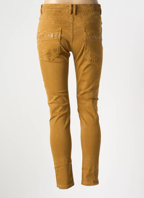 Blugi cu croială slim maro DENIM femeie