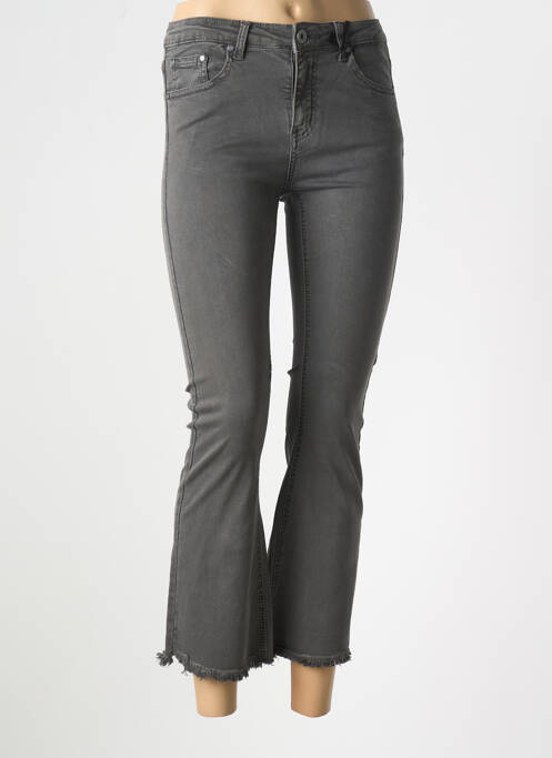 Blugi cu croială evazată gri DENIM femeie