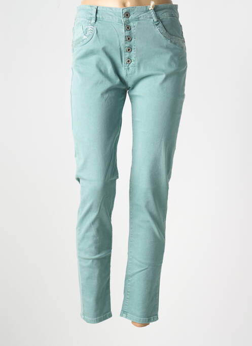 Blugi cu croială slim albastru MELLY & CO femeie