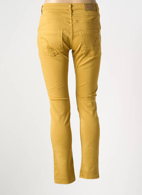 Pantalon slim galben PLACE DU JOUR femeie
