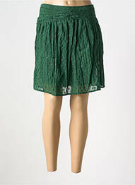 Fustă scurtă căptușeală verde ANGE femme