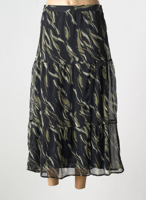 Fustă lungă negru ANGE femeie