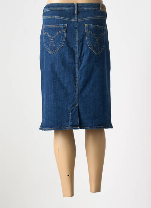 Fustă midi albastru IMPAQT femeie