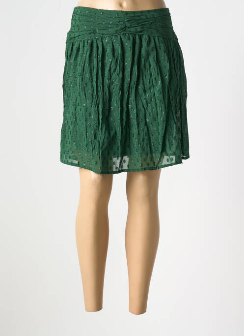 Fustă scurtă verde ANGE femeie