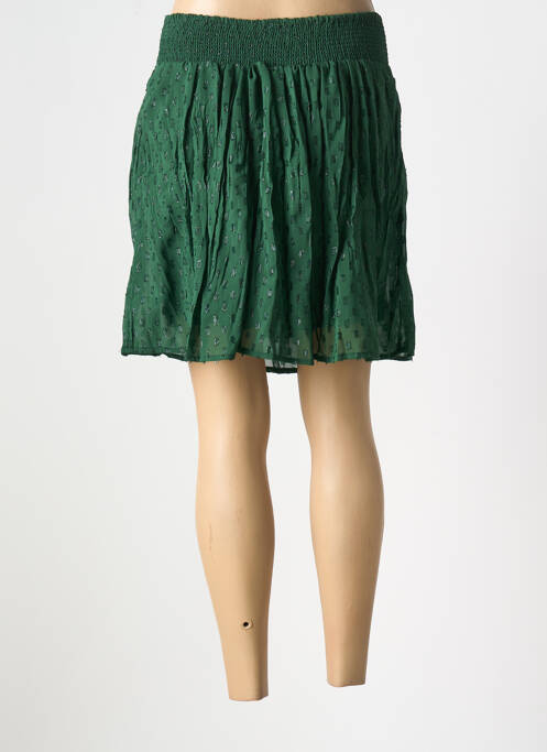Fustă scurtă verde ANGE femeie