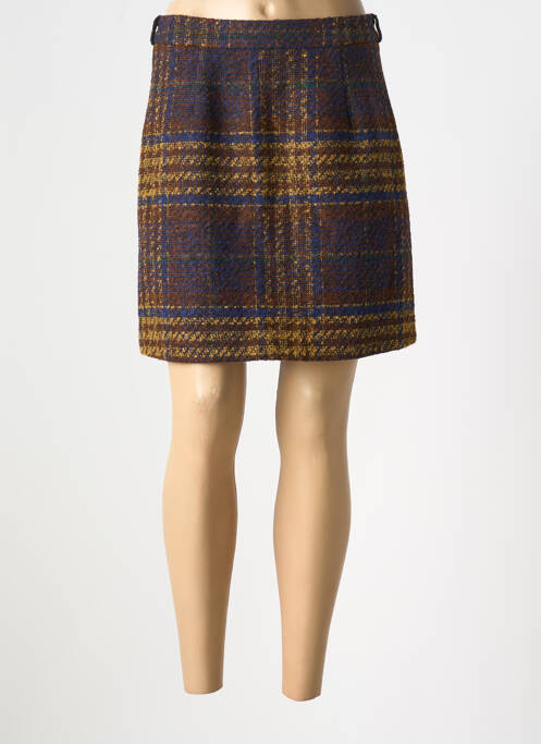 Fustă scurtă maro LILI SIDONIO femeie