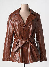 Trench croială cambrată fără glugă maro MOLLY BRACKEN femme