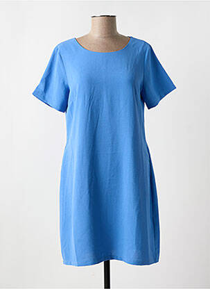 Rochie scurtă mâneci scurte mâneci scurte albastru MOLLY BRACKEN femeie