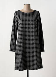 Rochie scurtă croială evazată mâneci lungi negru SURKANA femeie