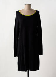 Rochie pulover croială dreaptă mâneci lungi negru SURKANA femeie