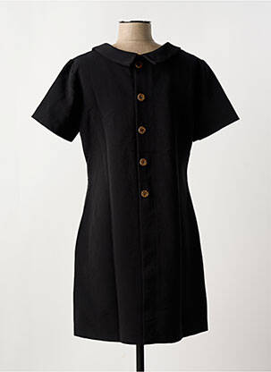 Rochie midi mâneci scurte mâneci scurte negru MOLLY BRACKEN femeie