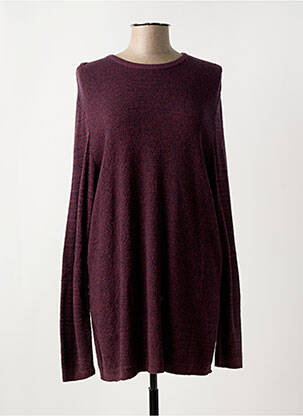 Rochie pulover croială dreaptă mâneci lungi violet BEST MOUNTAIN femeie