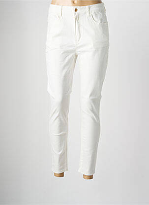 Pantalon slim alb MOLLY BRACKEN femeie