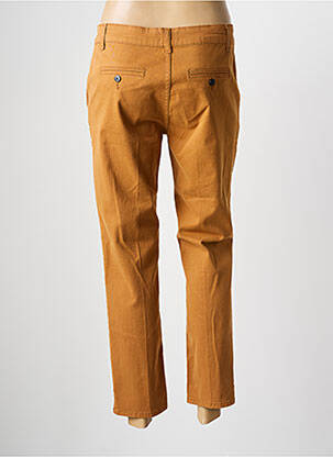 Pantalon chino țesătură poplin mărime normală maro SUNNY STUDIO femeie