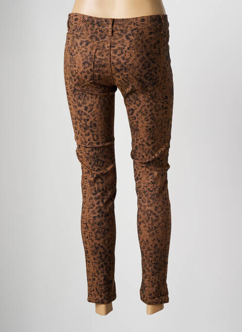 Pantalon slim elasticitate mărime normală maro ZAC & ZOE femme